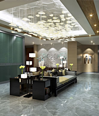 創(chuàng  )諾投資領(lǐng)導辦公室休息區